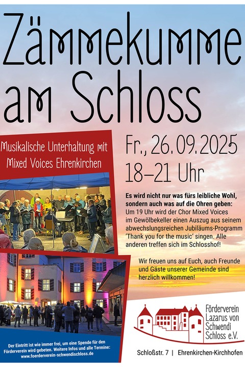 Mixed Voices - Ehrenkirchen - 26.09.2025 18:00