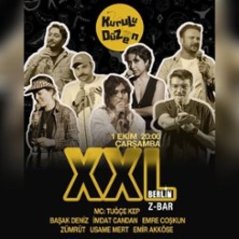 XXL - 6'li T�rk�e Stand-up Sov | Kurulu D�zen Comedy - BERLIN - 01.04.2026 20:00