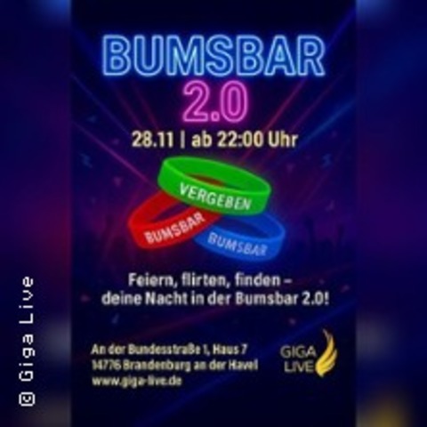 Bumbsbar 2.0 - BRANDENBURG AN DER HAVEL - 28.11.2025 22:00