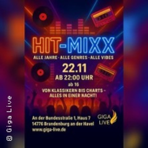 Hit - Mixx - BRANDENBURG AN DER HAVEL - 22.11.2025 22:00