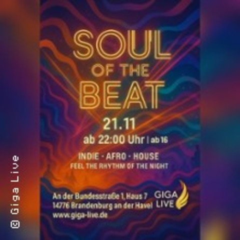 Soul of the Beat - BRANDENBURG AN DER HAVEL - 21.11.2025 22:00