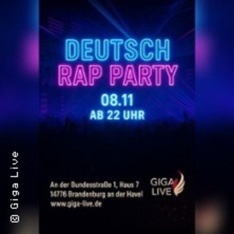 Deutschrap Party - BRANDENBURG AN DER HAVEL - 08.11.2025 22:00