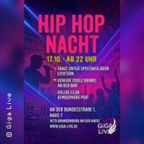 Hip Hop Night - BRANDENBURG AN DER HAVEL - 17.10.2025 22:00