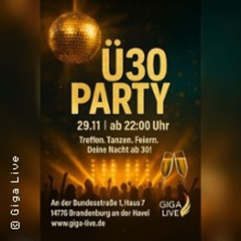30 Party - BRANDENBURG AN DER HAVEL - 29.11.2025 22:00