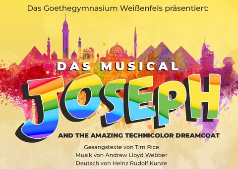 Joseph - Das Musical - AND THE AMAZING TECHNICOLOR DREAMCOAT - Weienfels - 22.11.2025 19:00