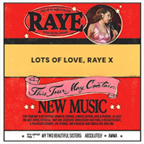Loge / Premiumbereich - Raye - This Tour May Contain New Music - Kln - 10.02.2026 20:00
