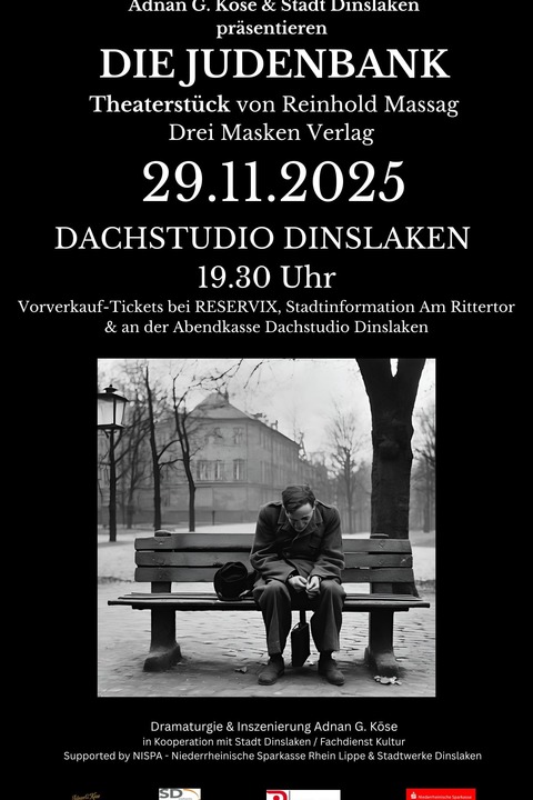 Die Judenbank - Inszenierung: Adnan G. Kse - Dinslaken - 29.11.2025 19:30