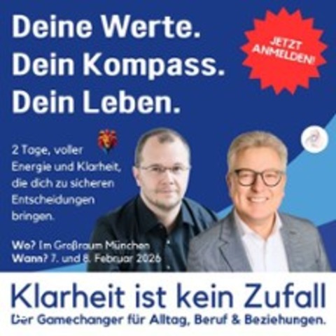 Klarheit ist kein Zufall - Der Gamechanger f�r Alltag, Beruf & Beziehungen - HOLZKIRCHEN-GROSSHARTPENNING - 07.02.2026 09:00