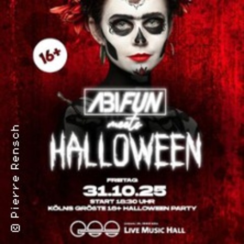 Live Music Hall XXL Halloween 2025 | 16+ - Köln - 31.10.2025 18:30 Live Music Hall XXL Halloween 2025 | 16+ - Köln - 31.10.2025 18:30