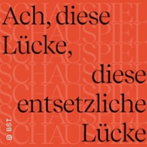 Ach, diese Lcke, ... - Karlsruhe - 09.12.2025 19:30