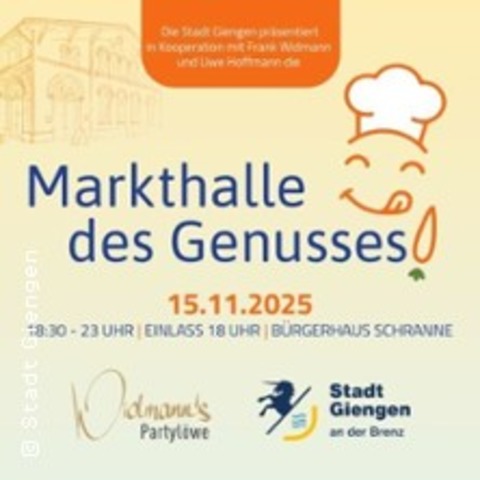 Markthalle des Genusses - Giengen an der Brenz - 15.11.2025 18:30