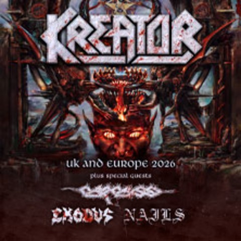 Kreator - Krushers Of The World Tour 2026 - Mnchen - 11.04.2026 18:20