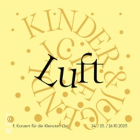 Konzert fr die Kleinsten 4 - Karlsruhe - 26.10.2025 11:00