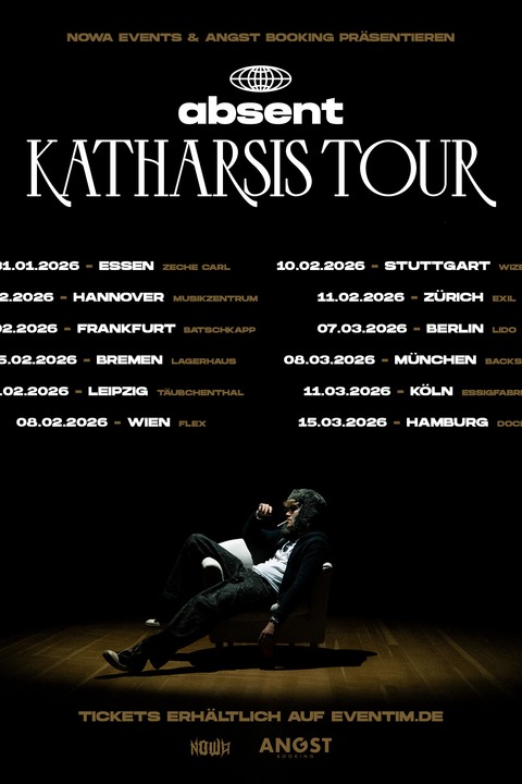 absent - KATHARSIS TOUR - Frankfurt am Main - 03.02.2026 20:00