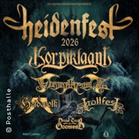Heidefest 2026 - mit Korpiklaani, Finntroll, Heidevolk, Trollfest - Oberhausen - 06.02.2026 17:30