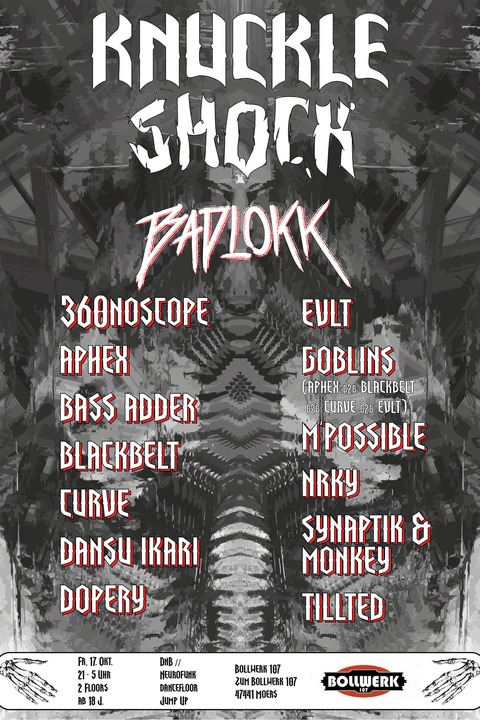 Knuckle Shock - Drum and Bass Party - Moers - 17.10.2025 21:00