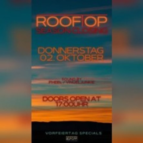 Aurum Rooftop Closing Season - Karlsruhe - 02.10.2025 17:00