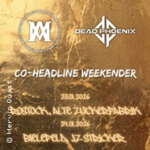 Dead Phoenix & About Monsters - ROSTOCK - 23.01.2026 20:00