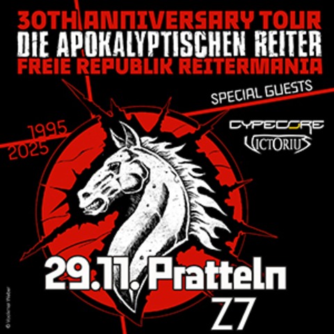 Die Apokalyptischen Reiter - 30th Anniversary Tour 2025 - Pratteln - 29.11.2025 19:15