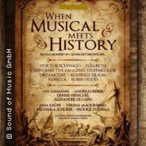 When Musical Meets History - Ein Galakonzert in 3 Akten - OBERHAUSEN - 15.06.2026 19:00