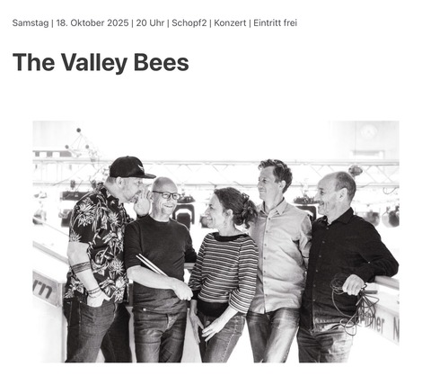 The Valley Bees - Freiburg - 18.10.2025 20:00