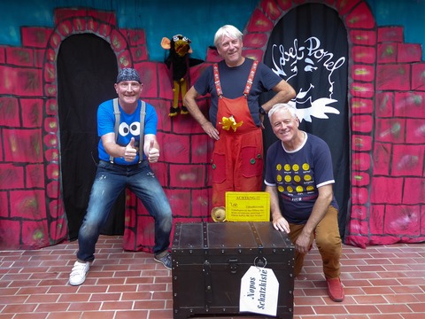 Nopo�s Schatzkiste - Kindermusiktheater Nobel Popel im Sommergarten - Hennigsdorf - 31.05.2026 15:00