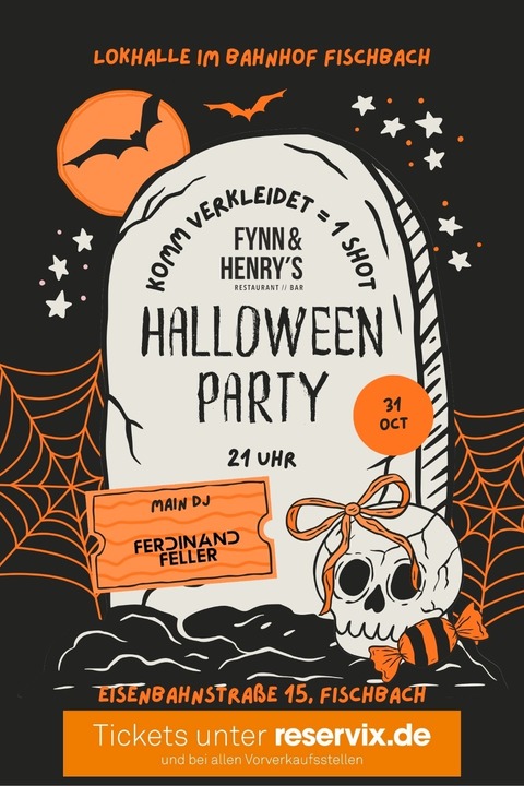 Halloween Party im Bahnhof Fischbach - Friedrichshafen - 31.10.2025 21:00