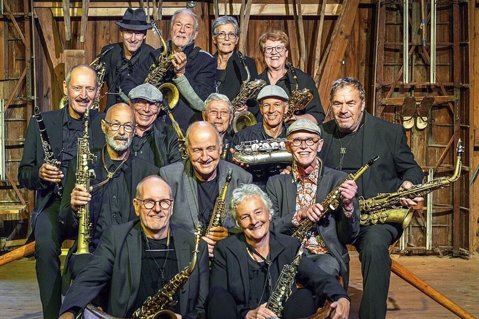 Les Saxofous geben ein Konzert mit Freunden im Theater am Kastelberg in Waldkirch-Kollnau - Badische Zeitung TICKET