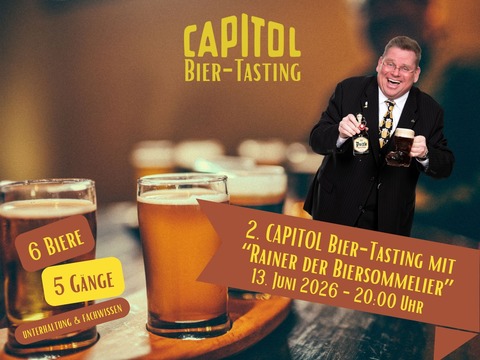 CAPITOL Bier-Tasting - 2. CAPITOL-Biertasting - Nordhorn - 13.06.2026 20:00