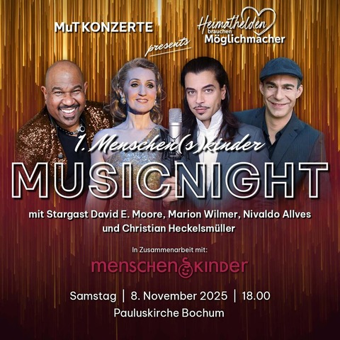 1. Menschen(s)kinder MusicNight - Bochum - 08.11.2025 18:00