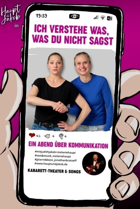 Haupt & Jakob - Ich verstehe was, was du nicht sagst - Stuttgart - 22.04.2026 20:00