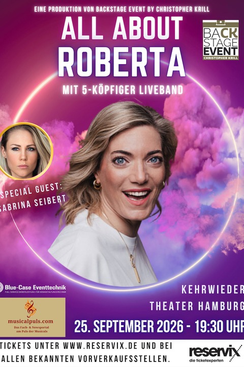 All About Roberta - Special Guest: Sabrina Seibert - Special Guest: Sabrina Seibert - HAMBURG - 25.09.2026 19:30