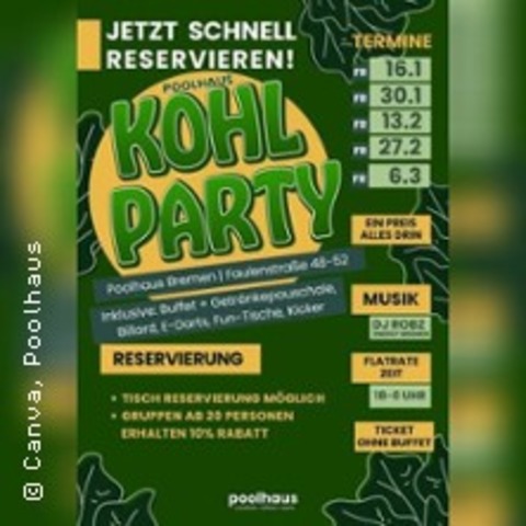 Kohlparty 2026 - BREMEN - 27.02.2026 18:00