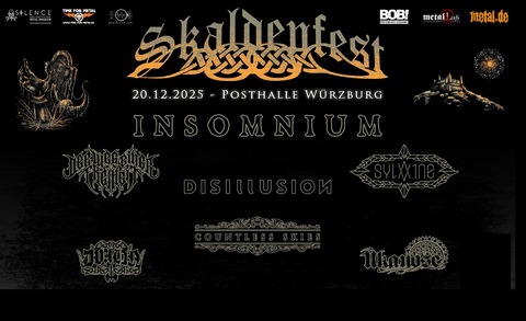 Skaldenfest - mit Insomnium, Der Weg einer Freiheit, Sylvaine, uvm - Wrzburg - 20.12.2025 15:00