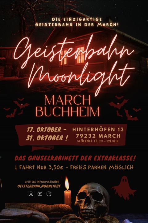 Geisterbahn Moonlight - March - 17.10.2025 17:00
