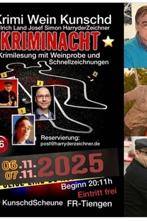 Krimi, Wein und Kunschd - Freiburg - 06.11.2025 20:00