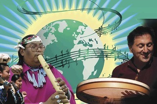 Eine Gruppe des Stammes der Zuni ist im Rahmen von Tamburi Mundi zu Gast im Cargo-Theater