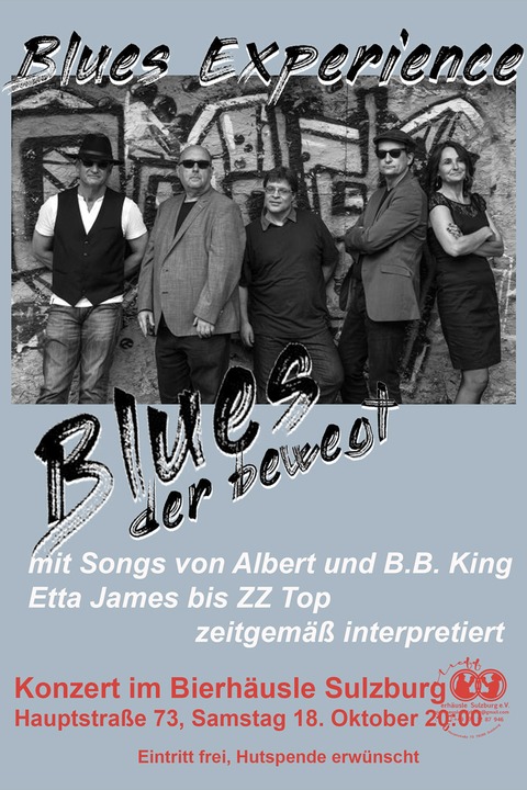 Blues Experience, Blues der bewegt - Sulzburg - 18.10.2025 20:00