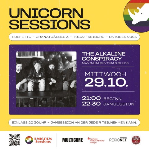 THE ALKALINE CONSPIRACY / Maximum Rhythm & Blues - Freiburg - 29.10.2025 20:30