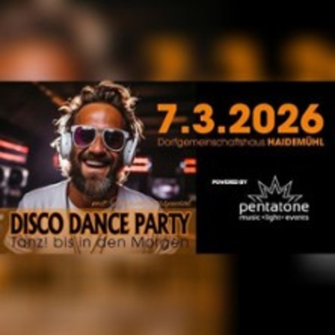 Disco dance party - U 18 nur in Begleitung - SPREMBERG - 07.03.2026 20:00