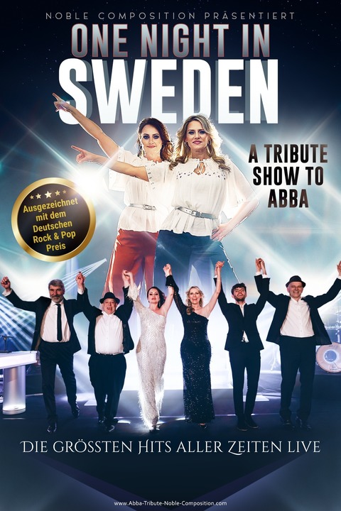 ONE NIGHT IN SWEDEN - A TRIBUTE SHOW TO ABBA - Metzingen - 21.11.2026 20:00