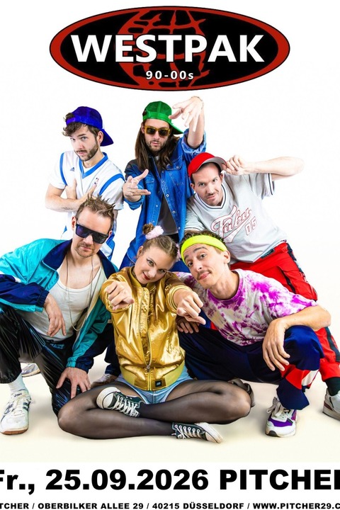 WESTPAK - Die 90/00er Jahre Partyband - Dsseldorf - 25.09.2026 19:00