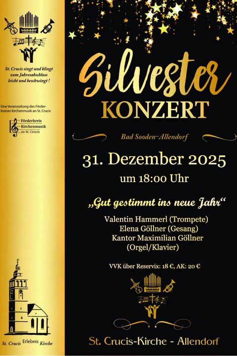 Gut gestimmt ins neue Jahr - Das Silvesterkonzert - Bad Sooden-Allendorf - 31.12.2025 18:00