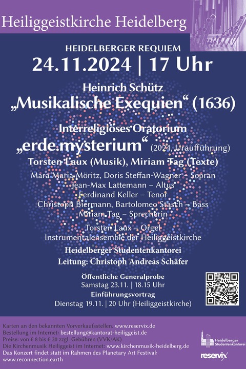 Chorkonzert am Ewigkeitssonntag - Mozart &#8222;Requiem&#8220; KV 626 (Ergnzung Smayr) - Heidelberg - 23.11.2025 17:00
