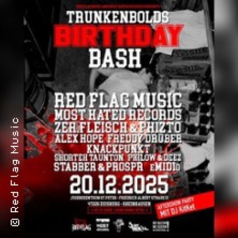 Trunkenbold�s Birthday Bash im Jugendzentrum St. Peter - DUISBURG - 20.12.2025 18:00
