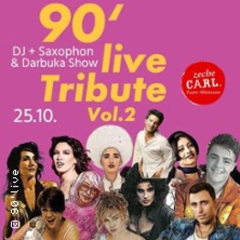 90'live Tribute Vol. 2 | DJ + Live Show - Essen - 25.10.2025 22:00