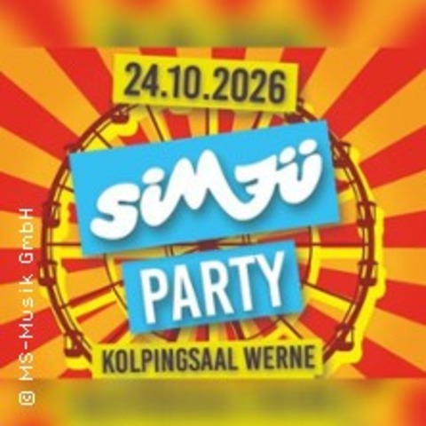 Sim-J Party 2026 Kolpingsaal Werne | FSK 18 - WERNE - 24.10.2026 21:00