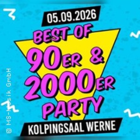 90er / 2000er Party 2026 Werne - Kolpingsaal | Einlass ab 18 Jahren. - WERNE - 05.09.2026 21:00