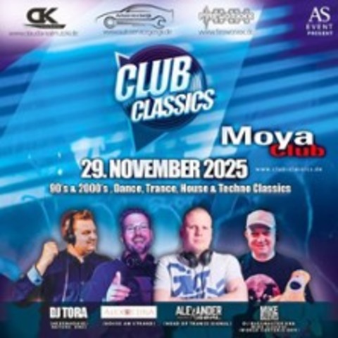 Club Classics | DJ's: Alexander Signal - Mike Sleeves - KLEVE - 29.11.2025 21:00
