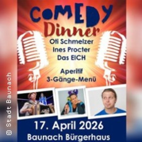 Fr�nkisches Comedy-Dinner - vegetarisch - Baunach - 17.04.2026 18:00